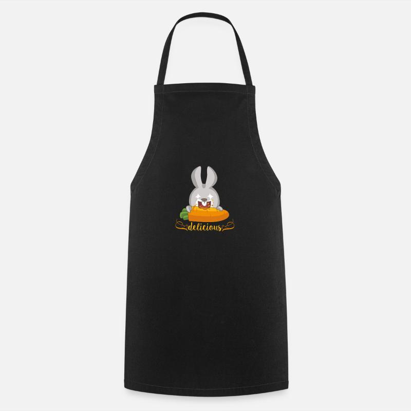 delicious - Lapin - Tablier de cuisine - noir