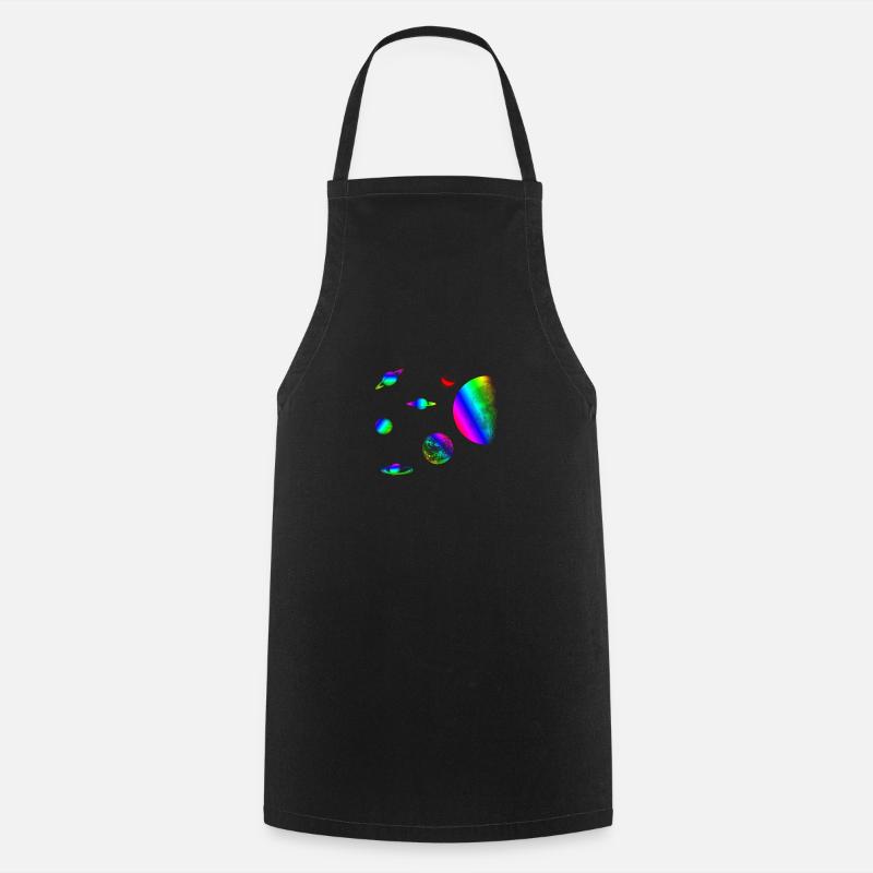 planet - Cooking Apron - black