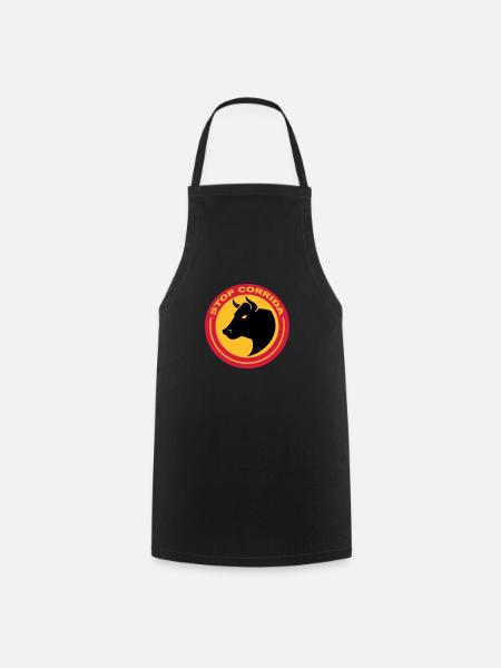 stop corrida - Tablier de cuisine - noir