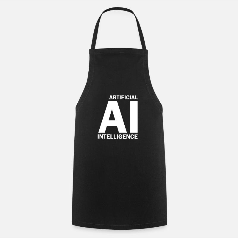 Artificial Intelligence - Kochschürze - Schwarz