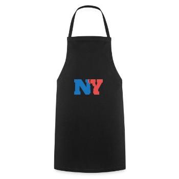 City NY New York Freiheitsstatue Geschenkidee - Kochschürze - Schwarz - Vorne - AI Model Male 185 dark (185cm)