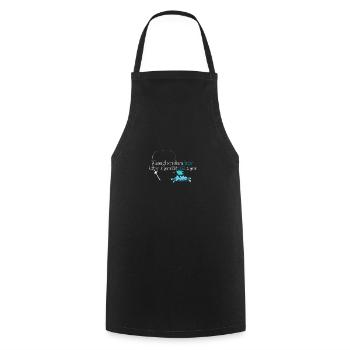 Angeln Baby Geschenk Geburt Schwangerschaft Vater - Kochschürze - Schwarz - Vorne - AI Model Male 185 dark (185cm)