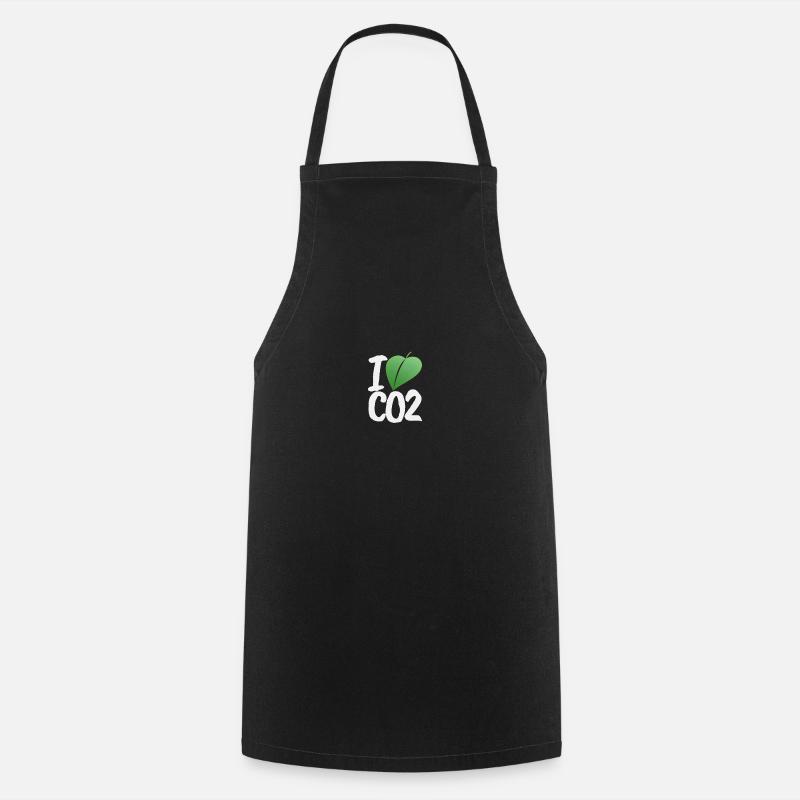 Adoro la CO2 - Grembiule da cucina - nero