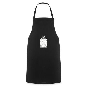 parfum - Tablier de cuisine - noir - Devant - AI Model Male 185 dark (185cm)