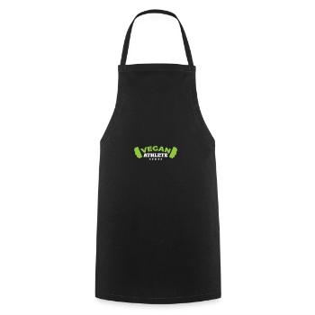Vegan Athlete Funny Gym Geschenkidee - Kochschürze - Schwarz - Vorne - AI Model Male 185 dark (185cm)