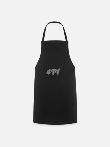 Chien pisser chien pisser - Tablier de cuisine - noir