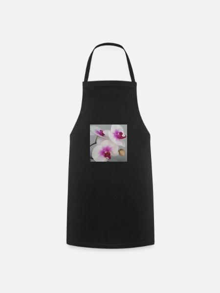Orchid - Cooking Apron - black