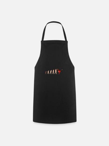 Evolution Breakdance Idée cadeau drôle - Tablier de cuisine - noir