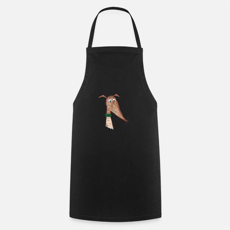 Bringéon rouge Greyhound - Tablier de cuisine - noir