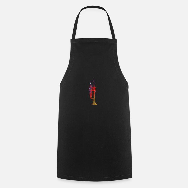 Trompette - Tablier de cuisine - noir