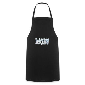 Moin Meer - Kochschürze - Schwarz - Vorne - AI Model Male 185 dark (185cm)