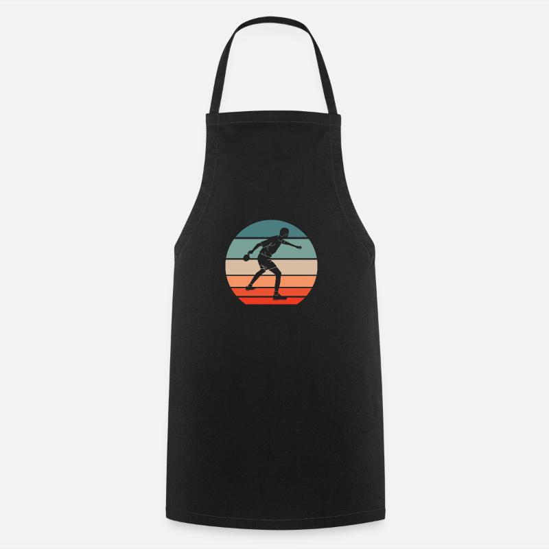 Table tennis table tennis player table tennis racket - Cooking Apron - black