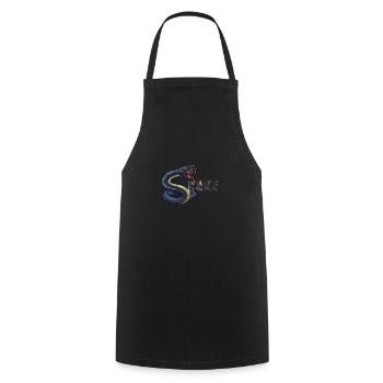 Snake - Cooking Apron - black - Front - AI Model Male 185 dark (185cm)