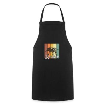 Araign? e - Tablier de cuisine - noir - Devant - AI Model Male 185 dark (185cm)