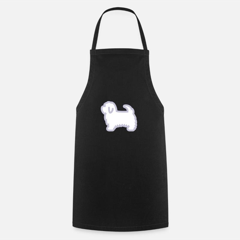 Havanese design - Cooking Apron - black