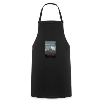 nature - Tablier de cuisine - noir - Devant - AI Model Male 185 dark (185cm)