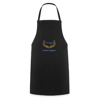 local legend blue - Tablier de cuisine - noir - Devant - AI Model Male 185 dark (185cm)