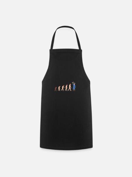 Evolution Abschluss Absolventen Bachelor Geschenk - Kochschürze - Schwarz