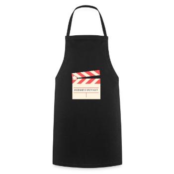 Film - Cinema - Cooking Apron - black - Front - AI Model Male 185 dark (185cm)