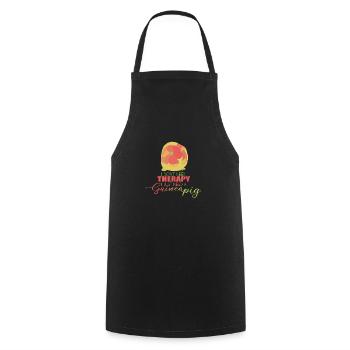 Cobaye Genschenk - Tablier de cuisine - noir - Devant - AI Model Male 185 dark (185cm)