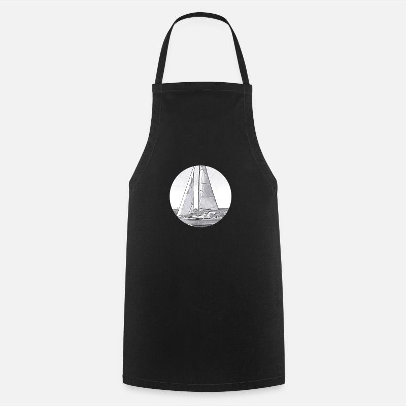 sail - Cooking Apron - black