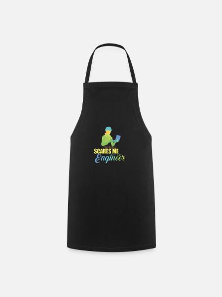 Engineer Engineer Technician Electrical Engineering Mechanical Engineering - Cooking Apron - black