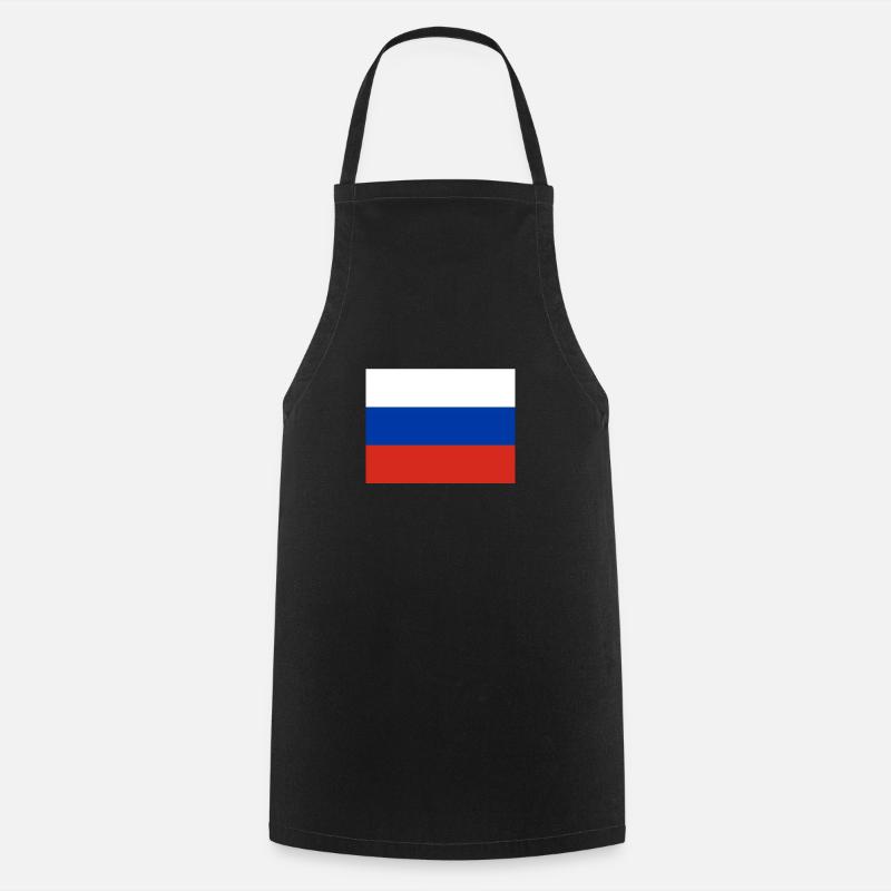 Russie - Tablier de cuisine - noir
