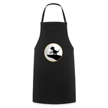 curling curling curlingdino curling stone - Cooking Apron - black - Front - AI Model Male 185 dark (185cm)