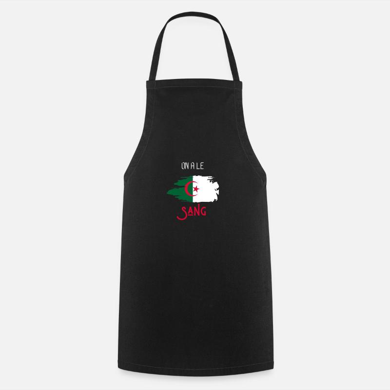 on a le sang Algérie - Tablier de cuisine - noir