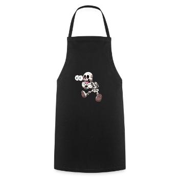 | squelette démarré - Tablier de cuisine - noir - Devant - AI Model Male 185 dark (185cm)