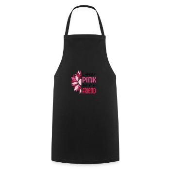 Save the Boobies friend - Cooking Apron - black - Front - AI Model Male 185 dark (185cm)
