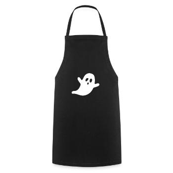 Ghost | Halloween T-Shirt - Kochschürze - Schwarz - Vorne - AI Model Male 185 dark (185cm)