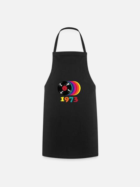 1973 - Tablier de cuisine - noir