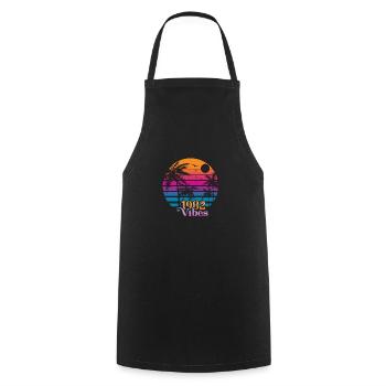 1982 Vintage Vibes - Cooking Apron - black - Front - AI Model Male 185 dark (185cm)