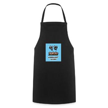 Leberwurst Lovers - Kochschürze - Schwarz - Vorne - AI Model Male 185 dark (185cm)