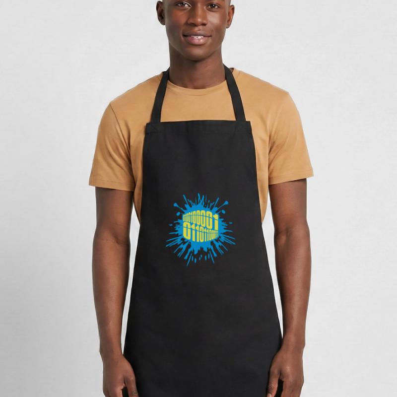 Langage de programme de code binaire Tablier de cuisine