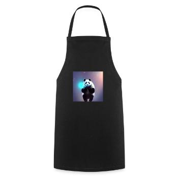 Ein Panda für jedes Herz - Kochschürze - Schwarz - Vorne - AI Model Male 185 dark (185cm)