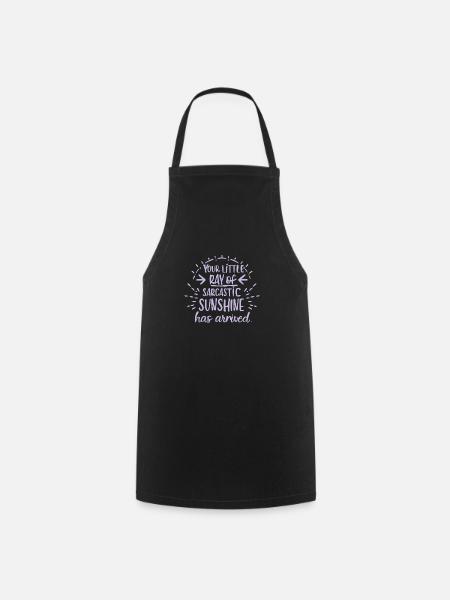 sarcastic saying love gift idea - Cooking Apron - black
