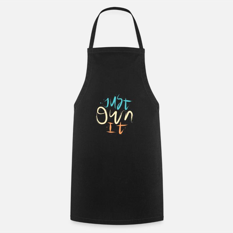 Just Own It - Cooking Apron - black
