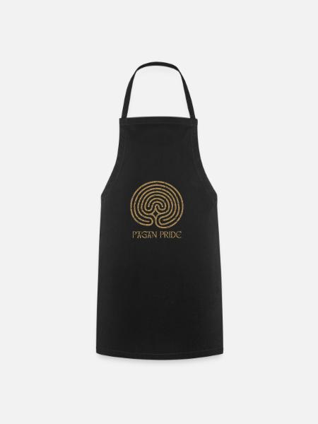 Celtic Maze - Cooking Apron - black