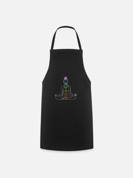 Chakra - Kochschürze - Schwarz