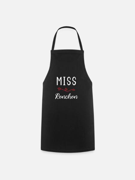 Miss Ronchon - Tablier de cuisine - noir