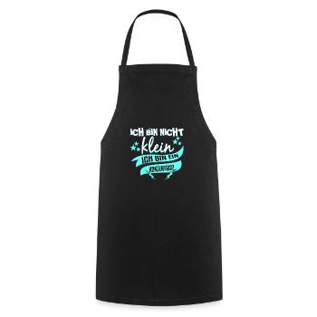 I am not small I am a concentrate - Cooking Apron - black - Front - AI Model Male 185 dark (185cm)