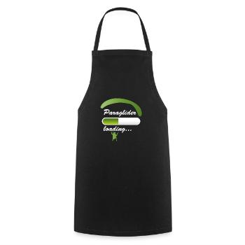 Paraglider Loading - Cooking Apron - black - Front - AI Model Male 185 dark (185cm)
