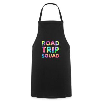 Road trip Voyage en groupe Vacances en voiture en famille - Tablier de cuisine - noir - Devant - AI Model Male 185 dark (185cm)
