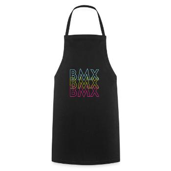 3 X BMX - Cooking Apron - black - Front - AI Model Male 185 dark (185cm)