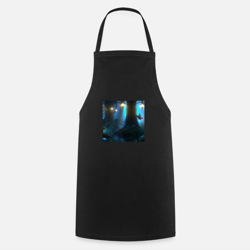 Magical forest - Cooking Apron - black