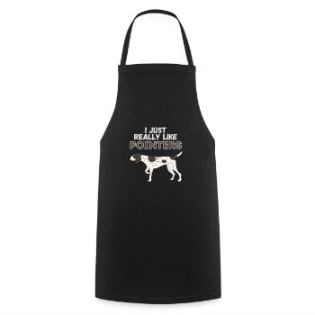 I Just Really Like Pointers Dog Gift - Kochschürze - Schwarz - Vorne - AI Model Male 185 dark (185cm)