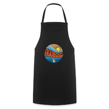 Aguirre Hemd Vintage Sunset Aguirre Groovy Krawatte - Kochschürze - Schwarz - Vorne - AI Model Male 185 dark (185cm)