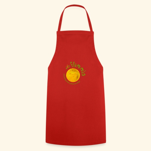 Flummi Logo rund gelb - Kochschürze